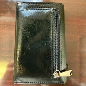 HOBO Black Leather Wallet